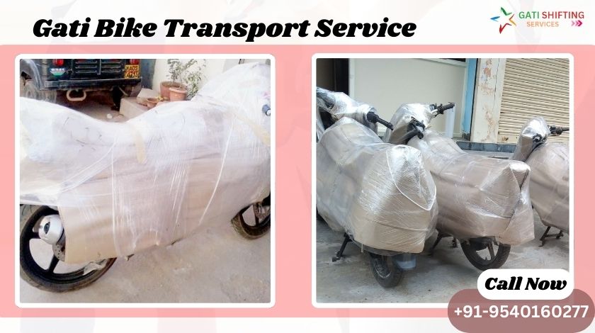Gati bike transport service from Hyderabad to Gurgaon